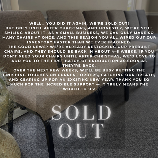 Prebuilt Ready to Ship Chairs